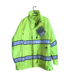 Polyester Fabric Mechanic Work Jacket Lapel Stain Resistant Coverall