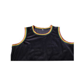 Sport Top Quick Dry OEM Mens Basketball Jersey Environment Friendly