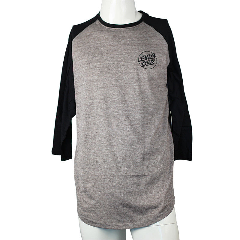 Black And Grey Cotton Tee Shirts , Cool Printed 100 Percent Cotton T Shirts