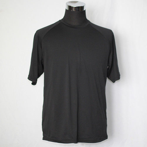 Black 100% Cotton Customized Tee Shirts Quick - Dry Comfortable And Durable